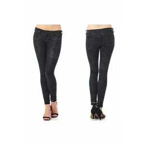 Blugi dama - Scarlett - 1187-26 - Bumbac - Lungi - Petite - Denim - W24-L31 US - Negru imagine