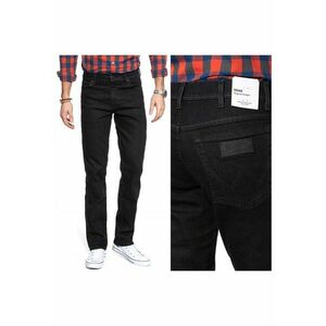 Blugi barbati - Texas - Bumbac - Lungi - Barbati - Regular fit - W33-L30 US - Negru imagine