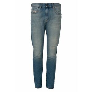 Blugi slim fit cu aspect decolorat D-Strukt - imagine