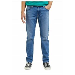 Blugi barbati Daren Zip Fly cu croiala Dreapta si talie medie albastru deschis 53291 imagine