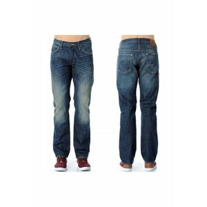 Blugi barbati - Bumbac - Lungi - Barbati - Regular fit - W31-L32 US - Albastru imagine