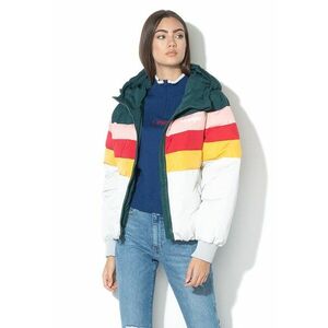 Jacheta cu vatelina si model colorblock imagine