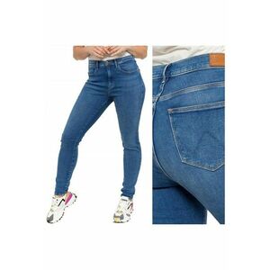 Blugi dama - 22969-85 - Bumbac - Lungi - Petite - Denim - W28-L32 US - Albastru imagine