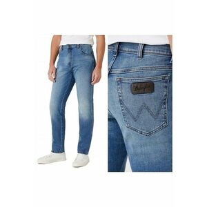 Blugi barbati - W12Tq892R - Bumbac - Lungi - Barbati - Slim fit - W32-L34 US - Albastru imagine