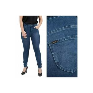 Blugi dama - Scarlett Super High - 24817-27 - Bumbac - Lungi - Petite - Denim - W25-L31 US - Albastru imagine