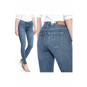 Blugi dama - Super Skinny - 20997-184 - Bumbac - Lungi - Petite - Denim - W24-L32 US - Albastru imagine