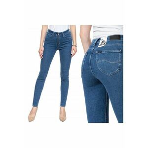 Blugi dama - Scarlett High Zip - 20290-60 - Bumbac - Lungi - Petite - Denim - W27-L35 US - Albastru imagine