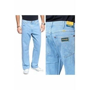Blugi barbati - Baggy B&Y Bleachstone - Bumbac - Lungi - Barbati - Relaxed fit - W27-L32 US - Albastru imagine