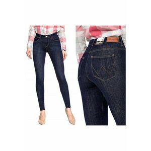 Blugi dama - Super Skinny - 10883-184 - Bumbac - Lungi - Petite - Denim - W24-L32 US - Albastru imagine