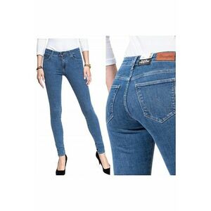 Blugi dama - Skinny - 11080-79 - Bumbac - Lungi - Petite - Denim - W26-L32 US - Albastru imagine