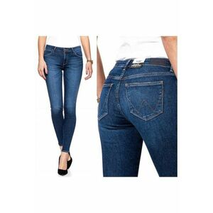 Blugi dama - Skinny - 7847-184 - Bumbac - Lungi - Petite - Denim - W24-L32 US - Albastru imagine