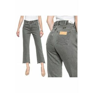 Blugi dama - Retro Straight - 11144-185 - Bumbac - Lungi - Petite - Denim - W25-L32 US - Gri imagine