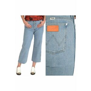 Blugi dama - Retro Crop Boyfriend - 10882-84 - Bumbac - Scurti - Regular fit - Denim - W27-L32 US - Albastru imagine