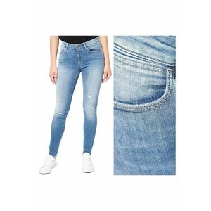 Blugi dama - Skinny - 10642-184 - Bumbac - Lungi - Petite - Denim - W24-L32 US - Albastru imagine