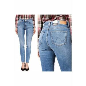 Blugi dama - High Rise Skinny - 10625-184 - Bumbac - Lungi - Petite - Denim - W24-L32 US - Albastru imagine