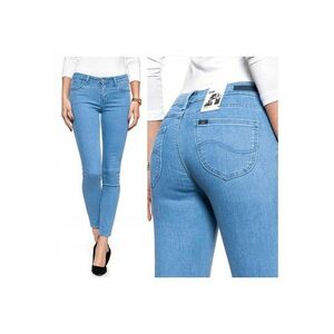 Blugi dama - 4459-26 - Bumbac - Lungi - Petite - Denim - W24-L31 US - Albastru imagine