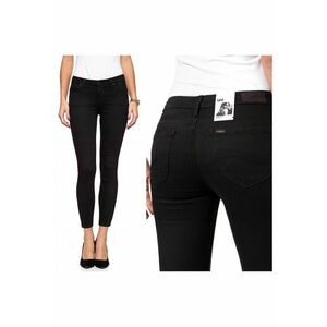 Blugi dama - 7476-26 - Bumbac - Scurti - Petite - Denim - W24-L31 US - Negru imagine