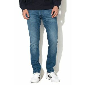 Blugi slim fit cu aspect decolorat Luke imagine