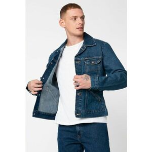 Jacheta de denim cu buzunare frontale imagine