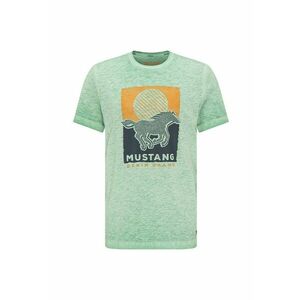 Tricou cu decolteu la baza gatului si logo imagine