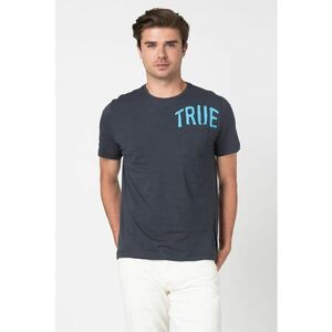 Tricou cu imprimeu text si buzunar pe piept imagine