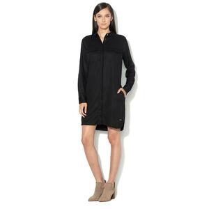 Rochie tip camasa cu buzunare pe piept imagine