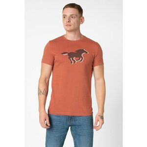 Tricou slim fit cu imprimeu logo Aaron imagine