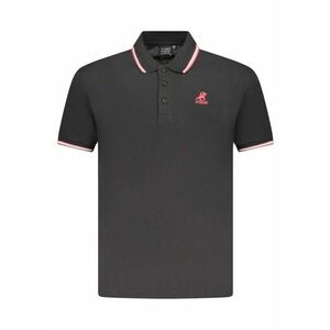 U.S. Grand POLO Tricou polo barbati cu logo brodat - cu detalii contrastante - din bumbac - Regular fit imagine