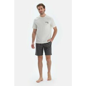 Pijama din bumbac si model cu pantaloni scurti imagine