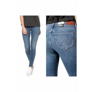 Blugi dama - Skinny - 10644-184 - Bumbac - Lungi - Petite - Denim - W24-L32 US - Albastru imagine