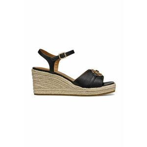 Sandale din piele cu talpa wedge imagine