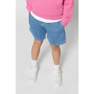 Bermude din denim cu strasuri imagine