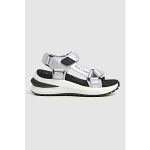 Sandale wedge de piele imagine