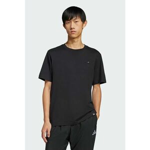 Tricou din bumbac cu decolteu la baza gatului imagine