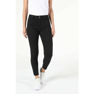 Pantaloni crop skinny cu talie medie imagine