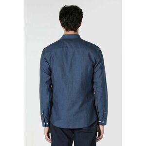 Camasa Cu Maneca Lunga De Barbati Albastru Marin Slim Fit Cl1048576 8683197623287 imagine