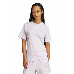 Tricou din bumbac cu decolteu la baza gatului imagine