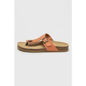Papuci flip-flop de piele nabuc Jolie imagine