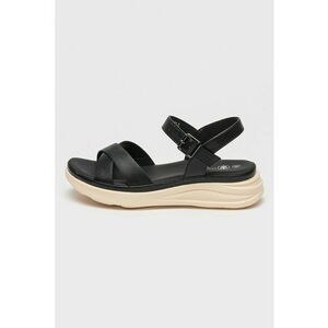 Sandale wedge de piele ecologica Nilla imagine