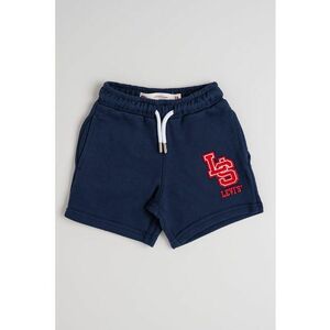 Pantaloni scurti din amestec de bumbac cu model text imagine