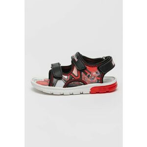 Sandale cu velcro si lumini Spider-man imagine