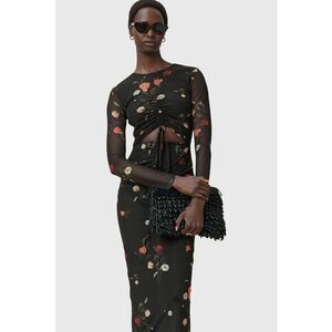Rochie maxi cu design cu fronseuri Kathy imagine