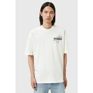 Tricou din bumbac cu decolteu la baza gatului Wavy imagine