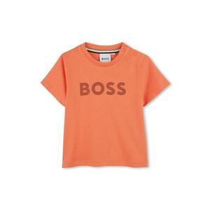 Tricou din bumbac cu decolteu la baza gatului imagine