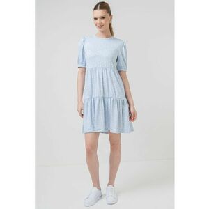 Rochie mini evazata cu imprimeu imagine