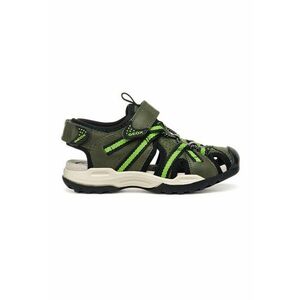 Sandale de piele ecologica si material textil cu velcro Borealis imagine