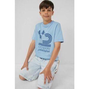 Tricou de bumbac cu design grafic imagine