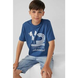 Tricou de bumbac cu design grafic imagine