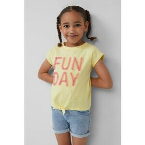 Tricou din bumbac cu detalii texturate imagine