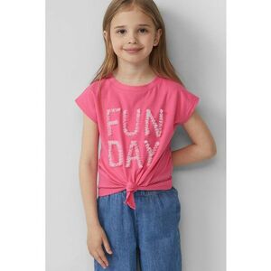 Tricou din bumbac cu detalii texturate imagine